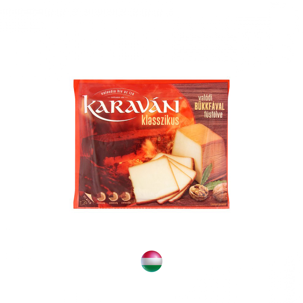 "Karaván" Klassischer geräucherter, fetter Käse 200g