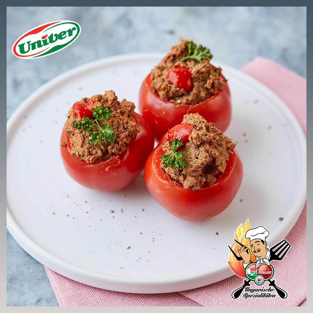"UNIVER" Tomaten gefüllt mit hausgemachter Lebercreme