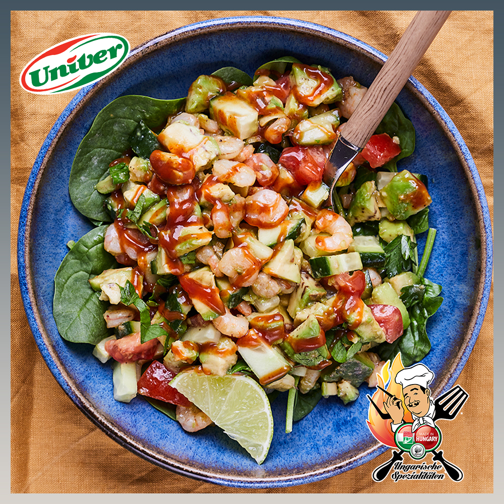"UNIVER" Avocado-Garnelen-Salat