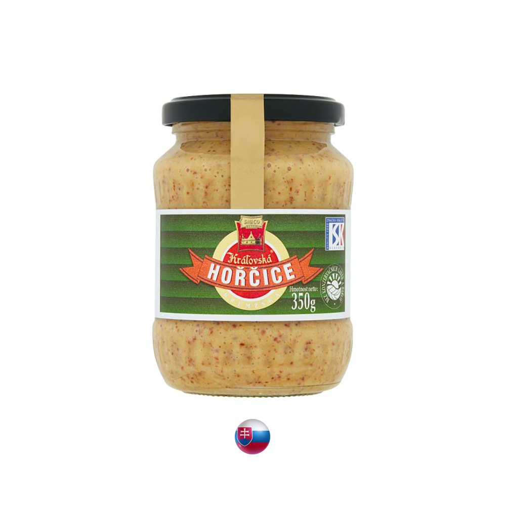 "Snico Královská" cremiger Senf "grob & mild" 350g