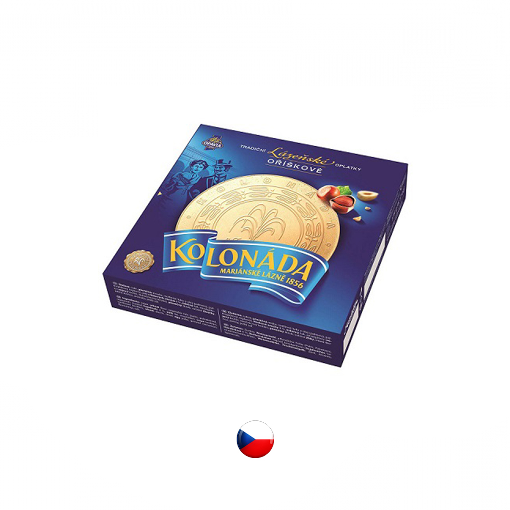 "Opavia" Kolonada Oplatky Kurbad Waffel Haselnuss