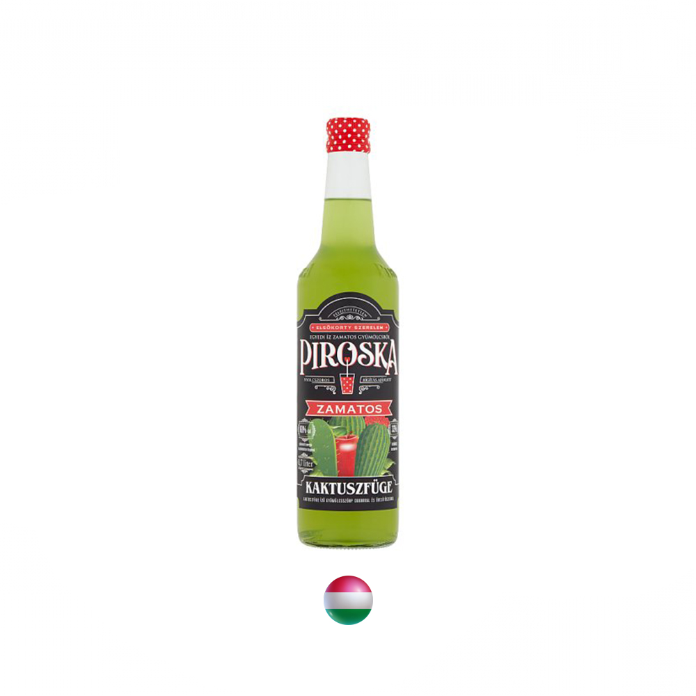 "Piroska" Fruchtiger Kaktusfeigen-Sirup mit Zucker und Süßstoff 0,7l